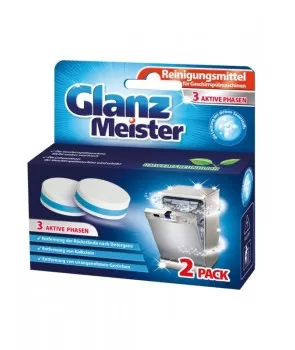 GlanzMeister czyścik do zmywarki w tabletkach 2 sztuki