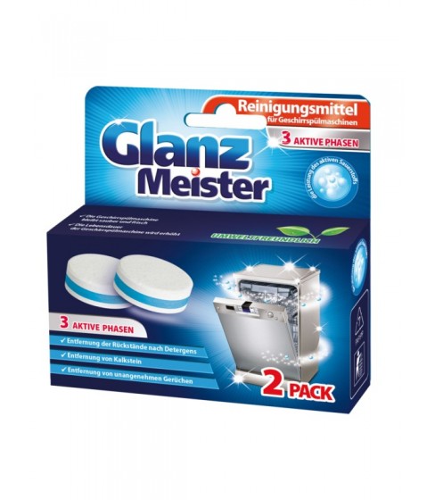 Czyścik do zmywarki w tabletkach GlanzMeister 2 sztuki