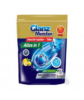 GlanzMeister Alles in 1 tabletki do zmywarki 90 sztuk