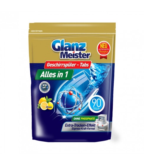 Tabletki do zmywarki GlanzMeister Alles in 1 90 sztuk