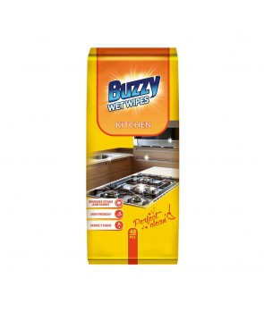 Buzzy chusteczki nawilżane do czyszczenia kuchni 48 szt.