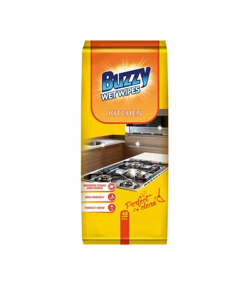 Buzzy chusteczki nawilżane do czyszczenia kuchni 48 szt.