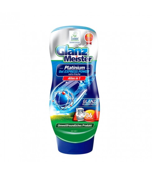 GlanzMeister Platinium Alles in 1 żel do zmywarki 720 ml