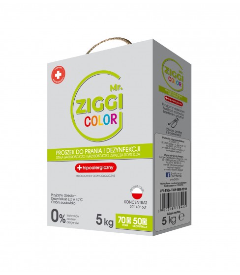 Mr. ZIGGI Color proszek do prania 5 kg