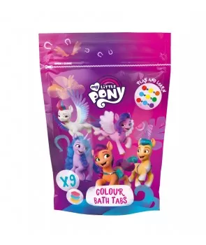 My Little Pony barwinki koloryzujące do kąpieli 144 g - DISPLAY 14 op.