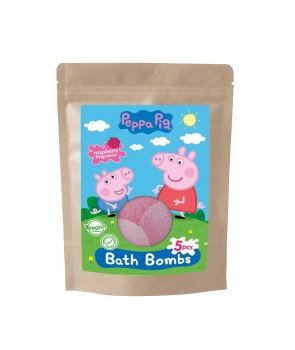 Świnka Peppa kule musujące do kąpieli 5x50g - DISPLAY 12 op.