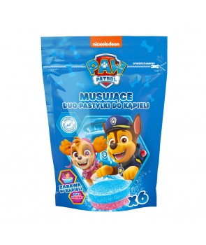 Psi Patrol musujące DUO pastylki do kąpieli 6x20g
