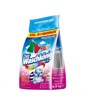 Der Waschkönig C.G. Color proszek do prania w folii 6,5 kg - 100 WL