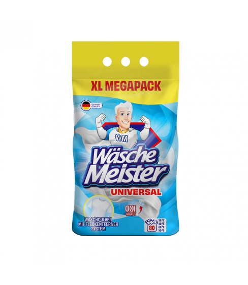 WäscheMeister Universal proszek do prania 6 kg – 80 WL