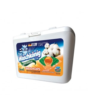 Der Waschkönig C.G ORANGEN UND BAUMWOLLEXTRAKT Universal Kapsułki do prania 35 szt.