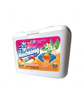Der Waschkönig C.G ORANGEN UND BAUMWOLLEXTRAKT Color Kapsułki do prania 35 szt.