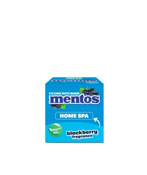 Mentos musująca kula do kąpieli 140g jeżyna