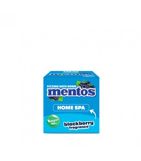 Mentos musująca kula do kąpieli 140g jeżyna