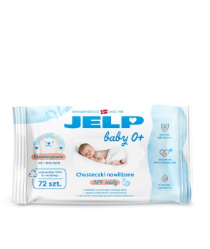JELP Baby+ Hipoalergiczne chusteczki nawilżane 72 szt.